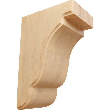 Ekena Millwork 3 1/2"W x 5"D x 7 1/2"H Bedford Bracket, Red Oak BKTW04X05X08BERO
